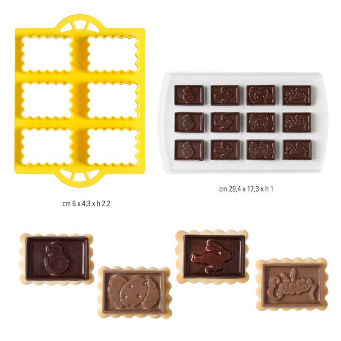 Decora Uitsteker Set Pasen Chocoladekoekjes -2st-