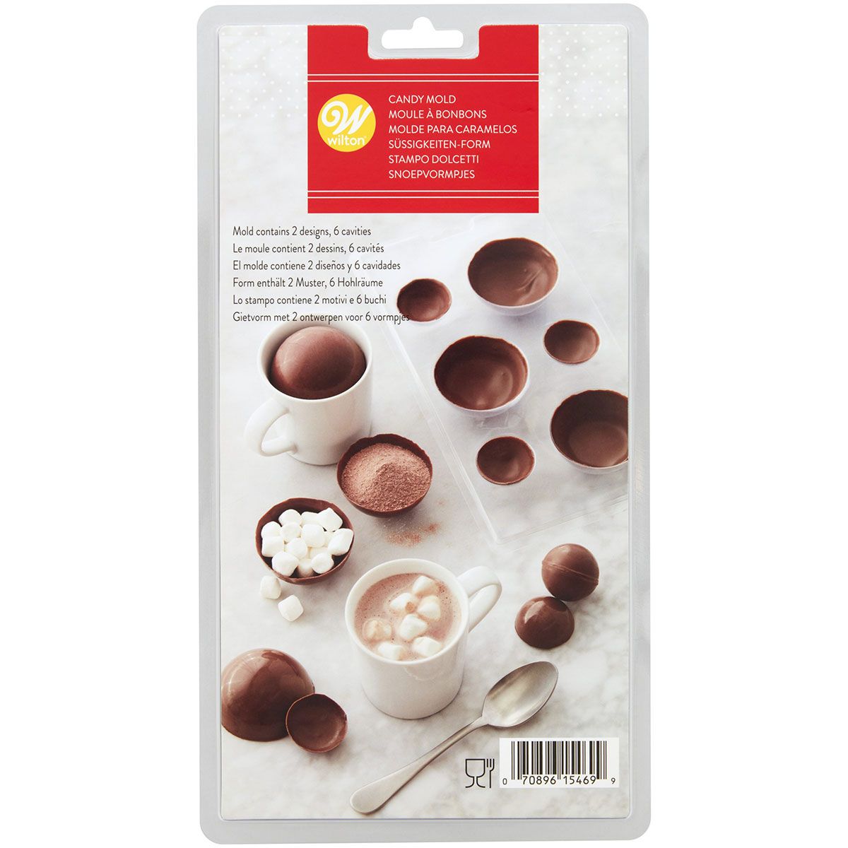 Wilton 3D Warme Chocolade Ball Candy Mould