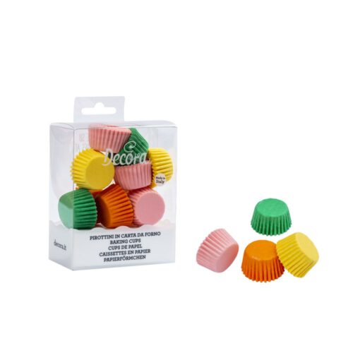 Decora Mini Baking Cups – Multicolor– 200 st.
