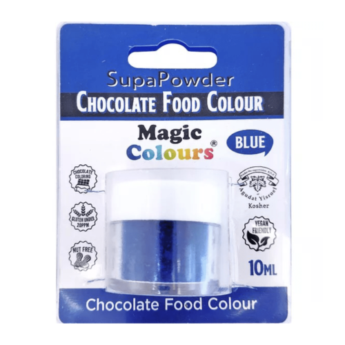 Magic Colours SupaPowder Chocolade Kleurpoeder – Blue – 10ml