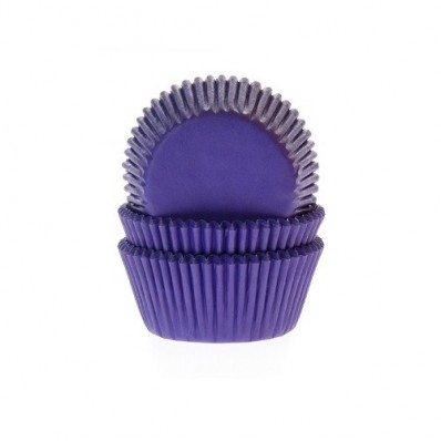Cupcake Cups Paars 50x33mm. 50st.