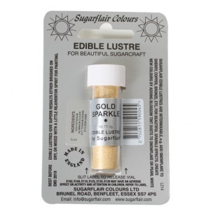 Sugarflair Edible Lustre Gold Sparkle, 2g
