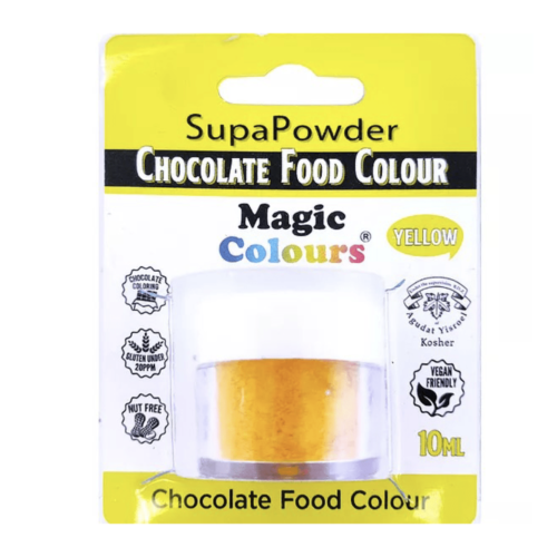 Magic Colours SupaPowder Chocolade Kleurpoeder – Yellow – 10ml
