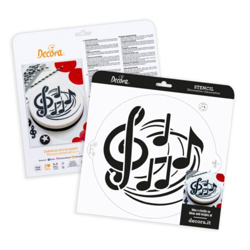 Decora Stencil Musical Note  -25cm-