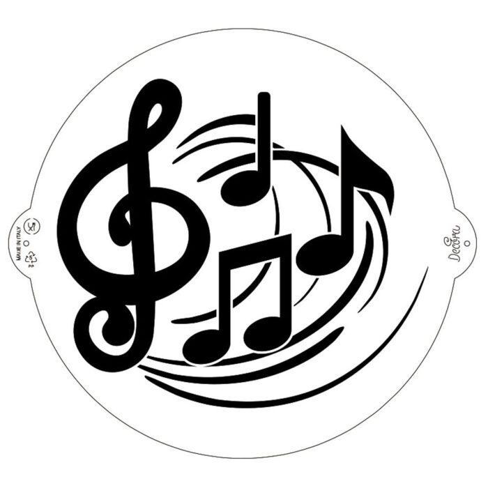 Decora Stencil Musical Note  -25cm-