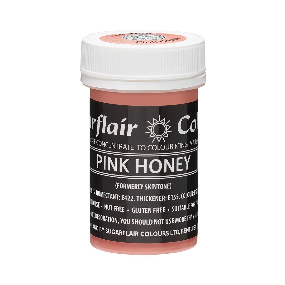 Sugarflair Eetbare Kleurstof Pasta Pink Honey 25g