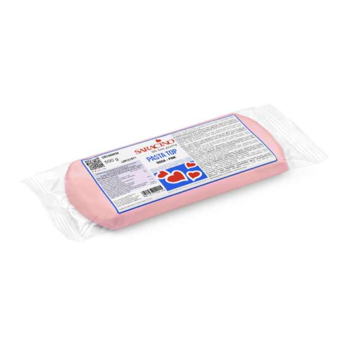 Saracino Top Paste Rolfondant - Pink 500g / THT 31-01-2023