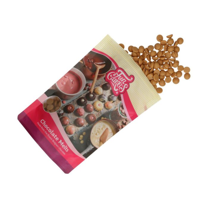 FunCakes Chocolade Melts Goud 250g