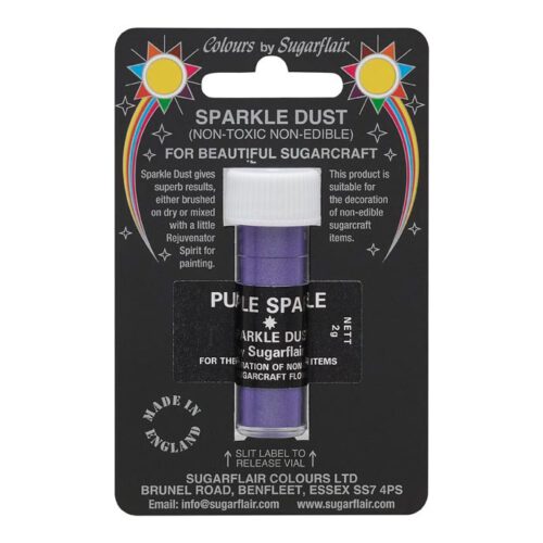Sugarflair Decoratieve Glitterpoeder - Purple Sparkle 2g