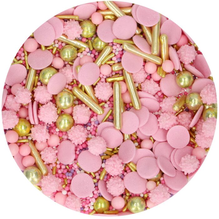 FunCakes Sprinkle Medley Glamour Pink 65g