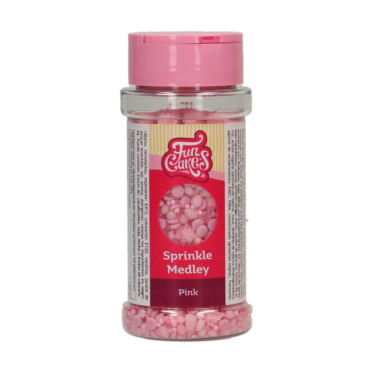 FunCakes Sprinkle Medley Pink 70g