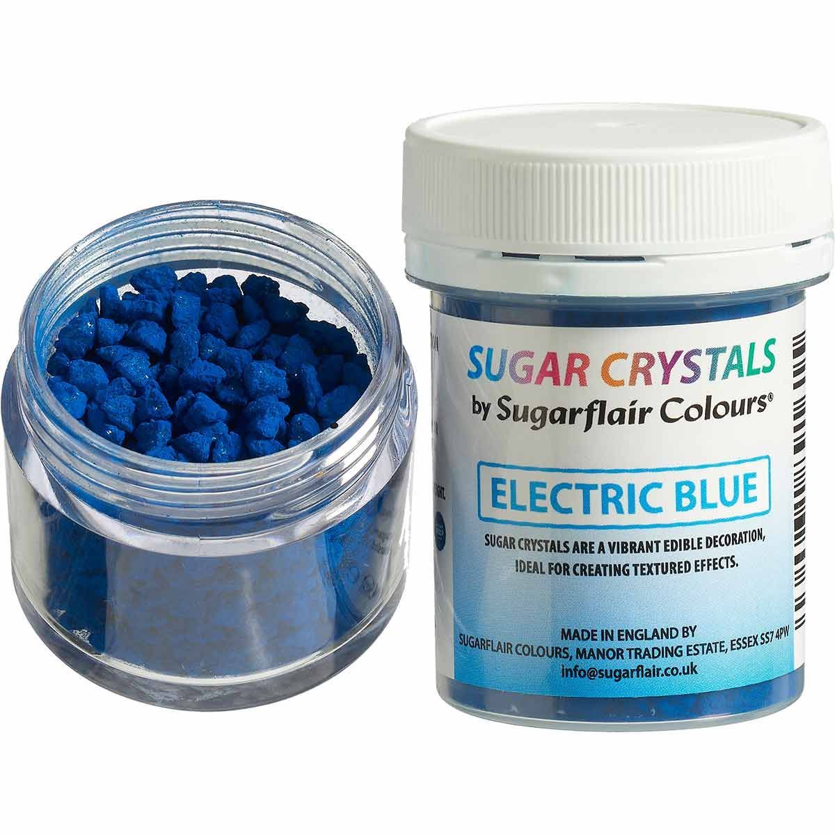 Sugarflair Suikerkristallen Electric Blue 40 g