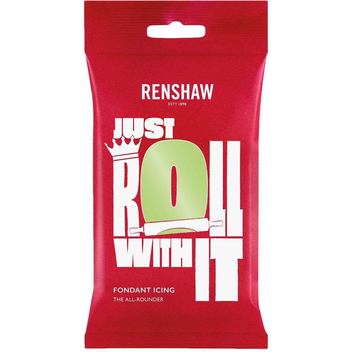 Renshaw Rolfondant Pro Pastel Green 250g /tht jan.2024