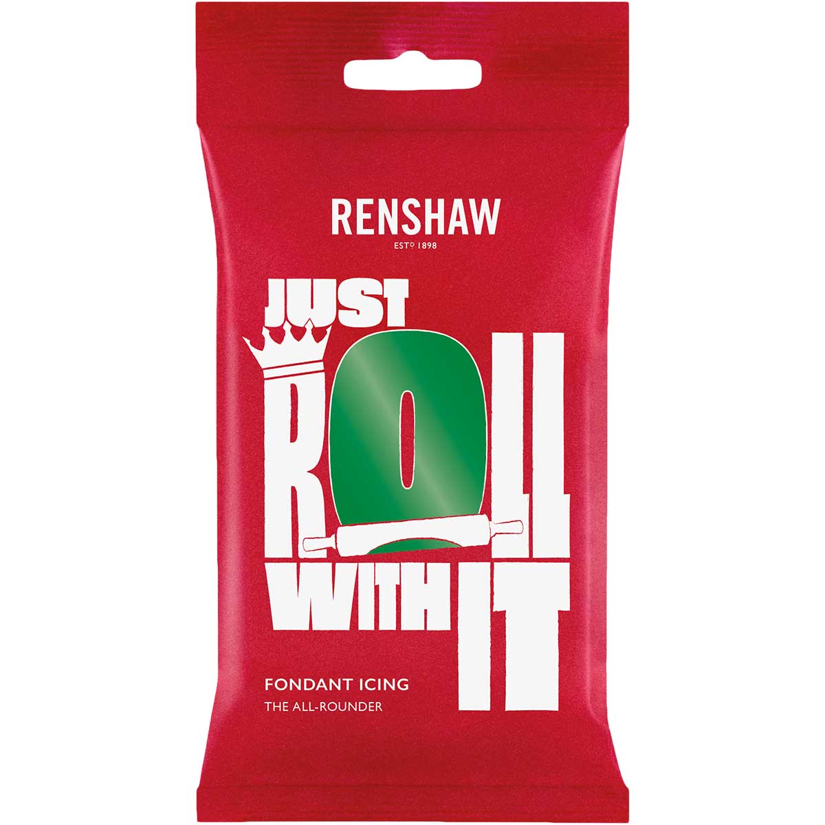 Renshaw Rolfondant Emerald Groen 250g / tht dec.2023