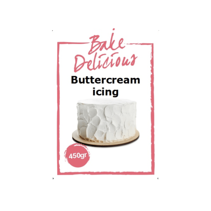 Bake Delicious Buttercream Icing - 450g