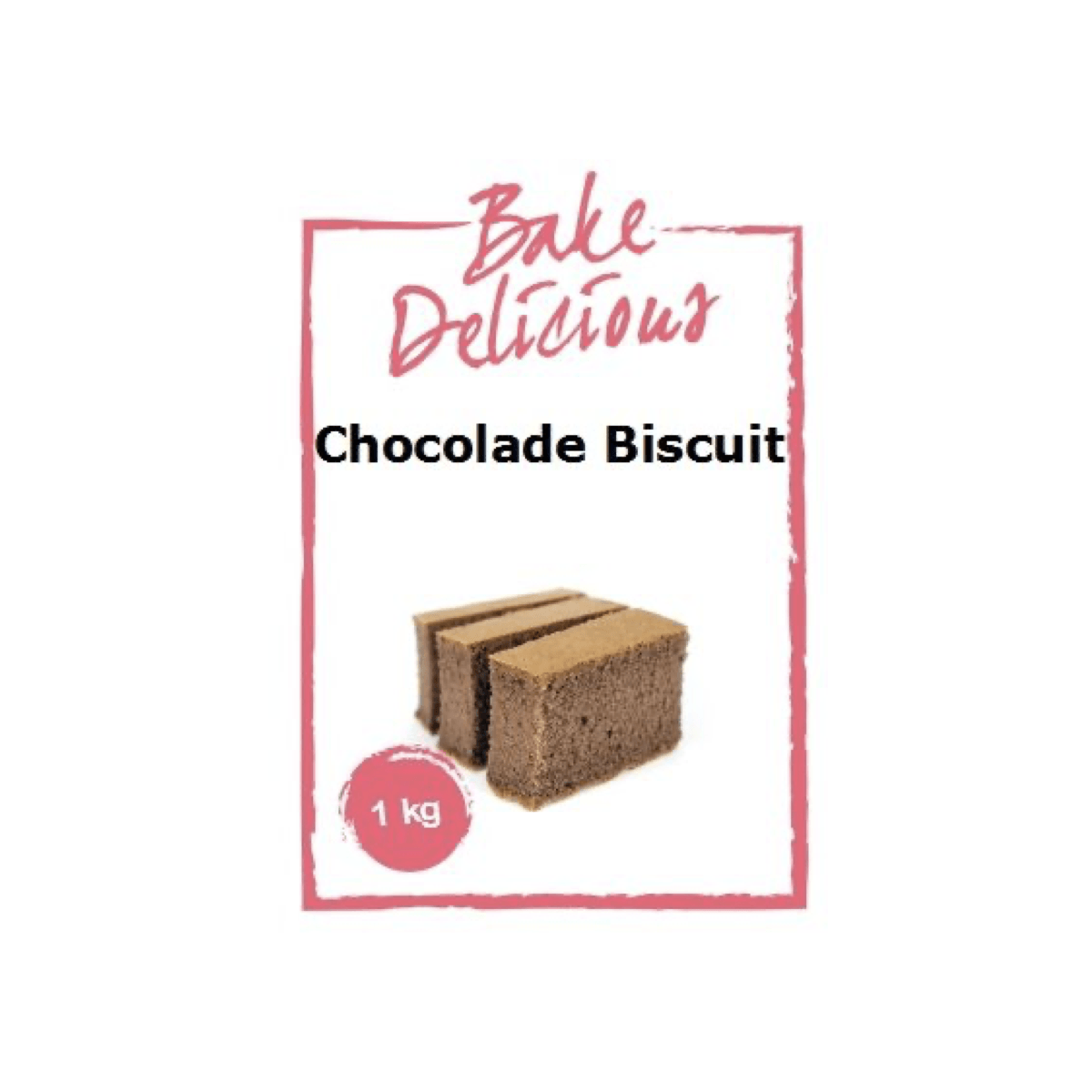 Bake Delicious mix voor Chocolade Biscuit - 1kg