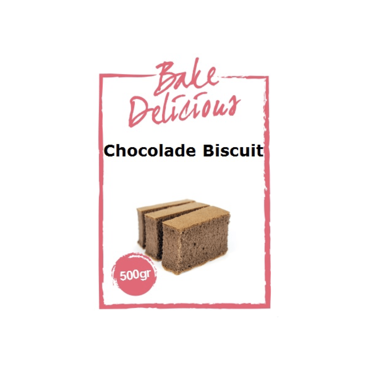 Bake Delicious mix voor Chocolade Biscuit - 500g