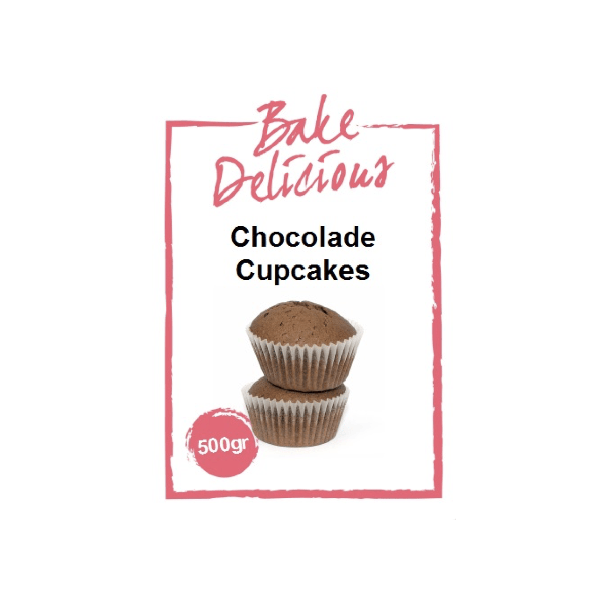 Bake Delicious mix voor Chocolade Cupcakes - 500g