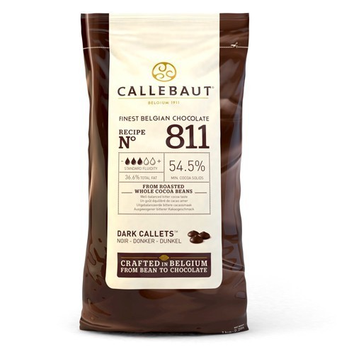 Callebaut chocolade Callets - Puur 1 kg