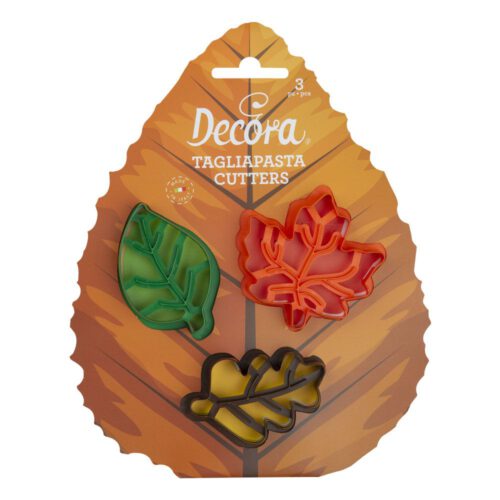 Decora Uitsteker Set Herfstbladeren -3 st-