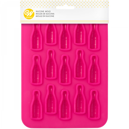 Wilton Silicone Candy Mold -Sparkling Wine Bottle-