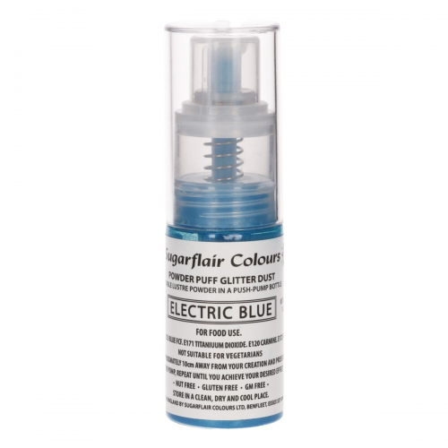 Sugarflair Pump Spray Glitter Dust -Electric Blue-