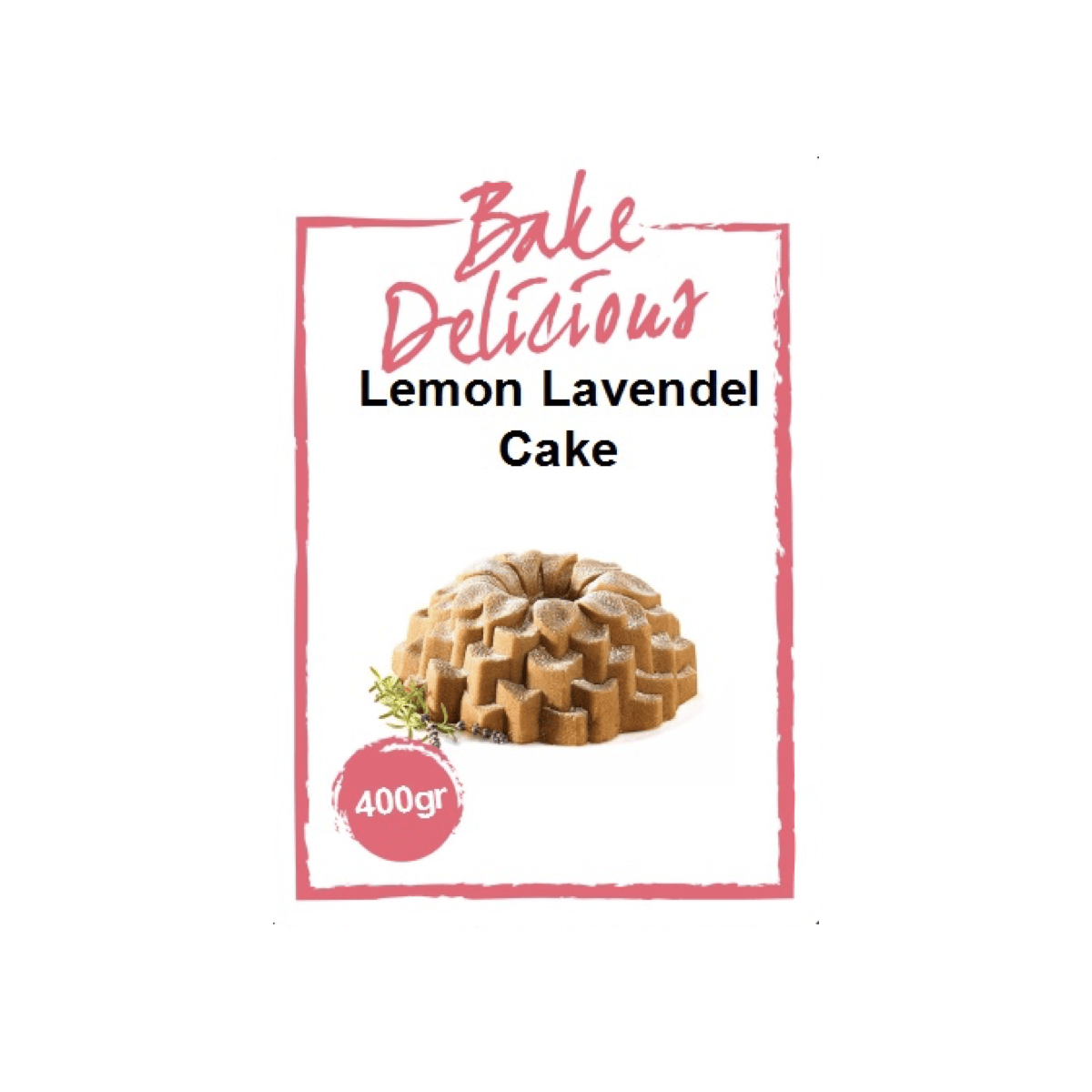 Bake Delicious mix voor Lemon Lavendel Cake - 500g