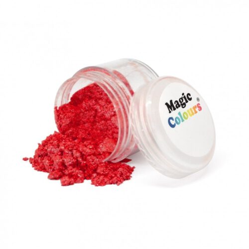 Magic Colours Edible Lustre Dust - Shiny Red - 7ml