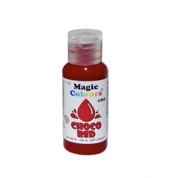 Magic Colours Chocolade Kleurstof Gel - Red (32gr) / THT 09-23