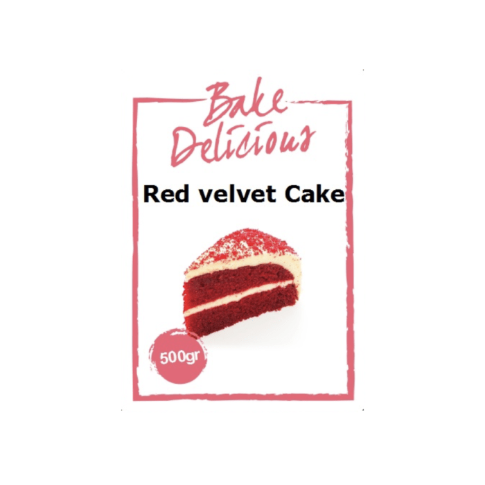 Bake Delicious mix voor Red Velvet - 500g