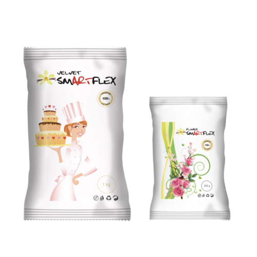 SmArtFlex Velvet Vanille 1 kg en SmArtFlex Flower 0,25 kg - Testpakket